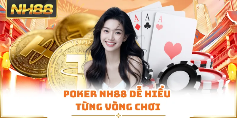 Poker NH88 dễ hiểu từng vòng chơi